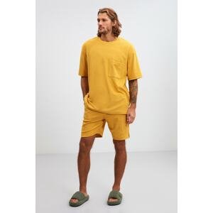 GRIMELANGE Shorts - Yellow - Normal Waist