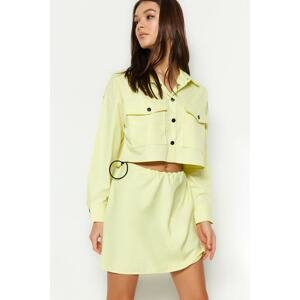 Trendyol Lime Stopper Parachute Mini Woven Skirt