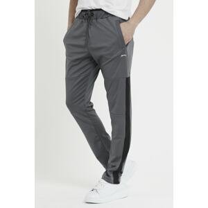 Slazenger Men's Oxford Sweatpants Black Grey St10pe115