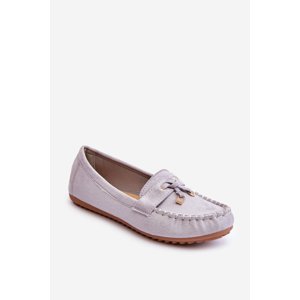 Classic Suede Moccasins Grey Good Time