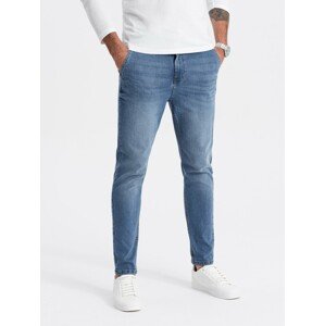 Ombre Men's denim pants CARROT FIT - blue