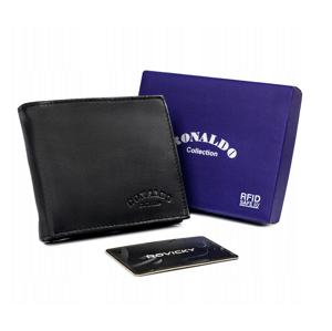 RONALDO RFID leather wallet