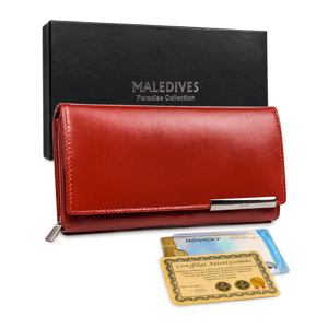 RFID leather wallet MALEDIVES
