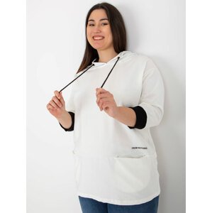 Women's cotton sweatshirt size Ecru