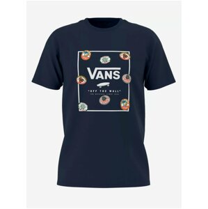Dark blue Men's T-shirt with print VANS Mn Classic Print Box - Men