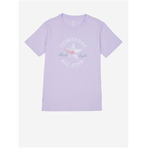 Light purple women's T-shirt Converse - Women