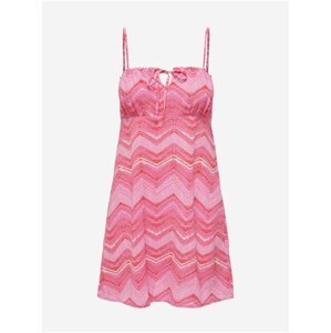 Pink Women Patterned Dress ONLY Nova - Women