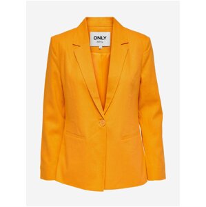 Orange Women's Linen Jacket ONLY Lola-Caro - Ladies