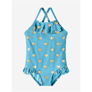 Light blue Girly patterned swimwear name it Zuma - Girls