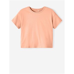 Apricot Girly Basic T-Shirt name it Vita - Girls