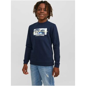 Dark blue boys sweatshirt Jack & Jones Tulum - Boys