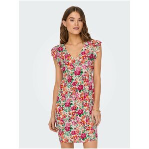 Green-pink Ladies Floral Dress JDY Starr - Women