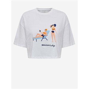 White Women's T-Shirt ONLY Bone - Women