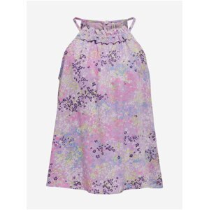 Light purple girly floral top ONLY Anna - Girls