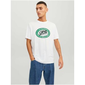 White Men's T-Shirt Jack & Jones Arthur - Men