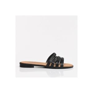 Hotiç Mules - Black - Flat