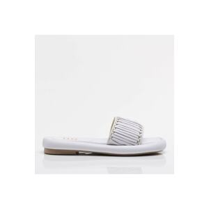 Hotiç White Women's Slippers & Sandals