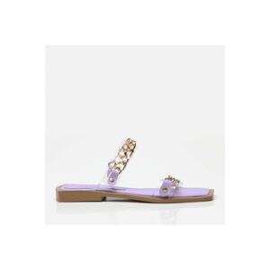 Hotiç Mules - Purple - Flat