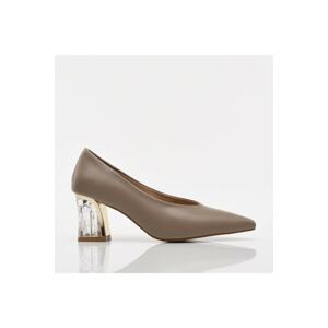 Yaya by Hotiç High Heels - Brown - Block