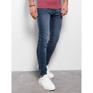 Ombre férfi farmer nadrág SKINNY FIT - sötétkék