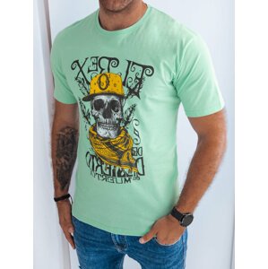 Dstreet men's T-shirt with mint print