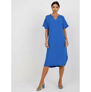 Blue shirt dress with short OCH BELLA