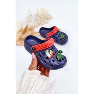 Kids Foam Lightweight Sandals Crocs Navy Blue Sweets