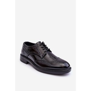 Men's elegant Patent shoes black Gustavo