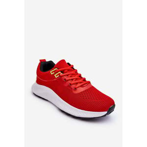 Classic Men's Sports Shoes Lace-up Red Jasper