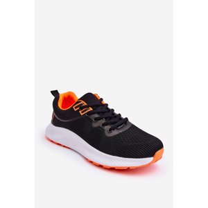 Classic Men's Sport Shoes Lace-up Black-Orange Jasper