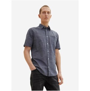 Grey Men's Lined Shirt Tom Tailor - Men