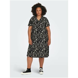 Black Women's Patterned Dress ONLY CARMAKOMA Fyrla - Women