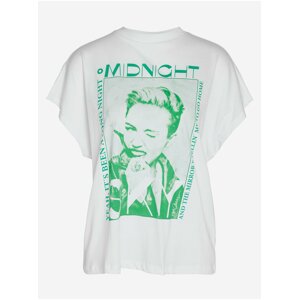 White Women's T-Shirt Noisy May Hailey - Women