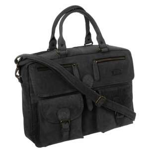 Leather laptop bag WITHOUT LOGO