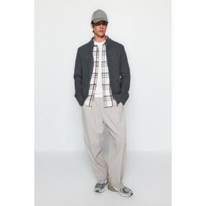 Trendyol Cardigan - Gray - Slim fit