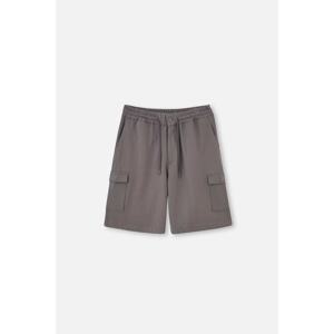 Dagi Gray Cargo Shorts with Pocket