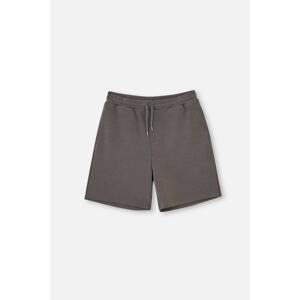 Dagi Gray Modal Shorts with Elastic Waist and Back Pocket Detail.