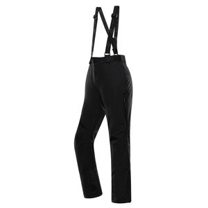 Women's ski pants with membrane ALPINE PRO LERMONA black