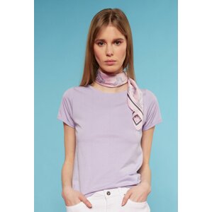 MONNARI Woman's T-Shirts Plaincy T-Shirt Multi Purple