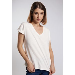 MONNARI Woman's T-Shirts Plaincy T-Shirt Multi White