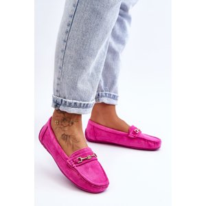Women's classic suede loafers pink Corinell