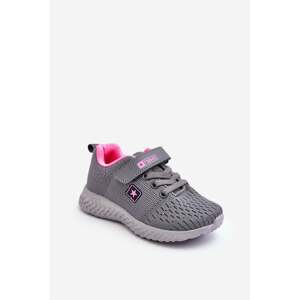 Children's sports shoes zippered grey Brego