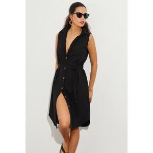 Cool & Sexy Dress - Black - Wrapover