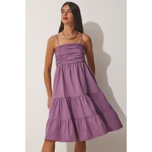 Happiness İstanbul Dress - Purple - A-line