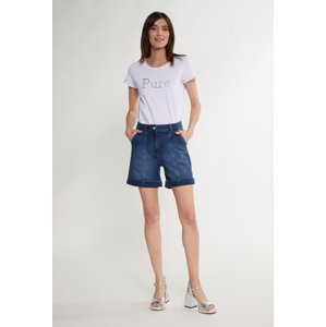 MONNARI Woman's Shorts Denim Shorts Navy Blue