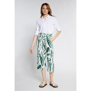 MONNARI Woman's Trousers Patterned Women's Trousers Multi Green