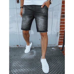 Men's Denim Shorts Black Dstreet