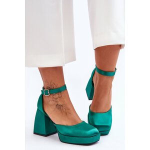 Fashion pumps On massive heels Sandia Green
