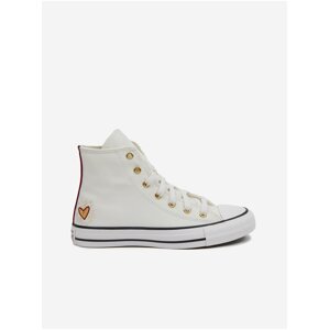 Cream Girly Ankle Sneakers Converse Chuck Taylor All Star - Girls