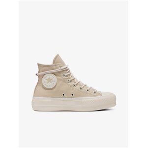Beige Womens Ankle Sneakers Converse Chuck Taylor All Star L - Ladies